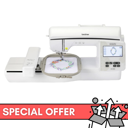 Brother NQ1700E Embroidery Machine  |  Included Free: 5"x7" Sash Frame
