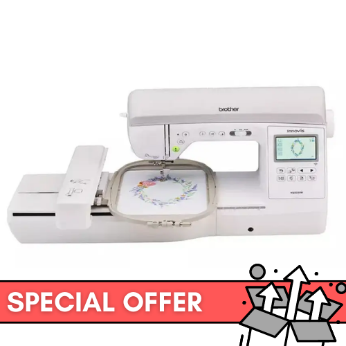 Brother NQ3550W Sewing and Embroidery Machine  |  Included Free: 24pc. Emb Thread Set