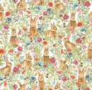 Bunnies & Blooms-Bunnies In The Blooms 5659-MU