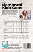 The Elemental Kids Coat Pattern ELEMENTALKIDSCOAT