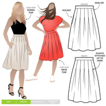 Candice Skirt Pattern Size 4-16