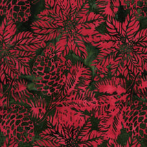 Poinsettias & Pinecones-Holiday Follies Red/Candy 122501355
