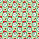 Catmas Carols-Deck The Halls Lime DPJ3559-LIME