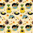 Cats In The Furruit Bowl STELLA-DLW3328-CREAM