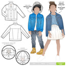 Charlie Kids Jacket Pattern Size 2-8