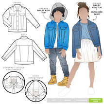 Charlie Kids Jacket Pattern Size 2-8