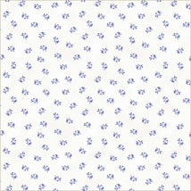 China Blue-Fleurette White 54939-1