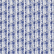 China Blue-Garden Rows White 54937-1