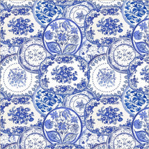 China Blue-Heirloom White 54934-1