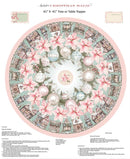 Christmas Magic-54" Tree Skirt Panel Lt Blue 2028P-70
