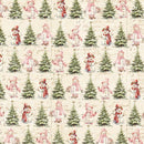 Christmas Magic-Christmas Trees & Snowmen Ivory 2020-41