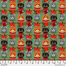 Christmas Pets-Christmas Cats Sage PWMC109.XSAGE