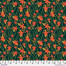 Christmas Pets-Christmas Poinsettias Spruce PWMC113.XSPRUCE