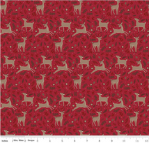 Christmas Time-Deer Red C17821-RED