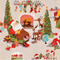 Christmas Time-Fireside Santa 9077-A