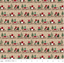 Christmas Time-Sleds Tan C17822-TAN