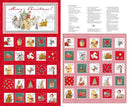Christmas at Pooh Corner-36" Advent Calendar Panel