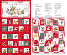 Christmas at Pooh Corner-36" Advent Calendar Panel