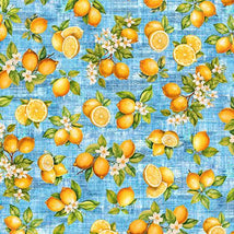Citrus Bliss-Lemons Light Blue 2600-31714-B