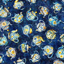 Citrus Bliss-Teapots Navy 2600-31715-N