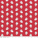 Claus & Co-Santa Heads Red C17744-RED