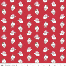Claus & Co-Santa Heads Red C17744-RED