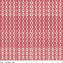 Claus & Co-Star Pattern Red C17745-RED