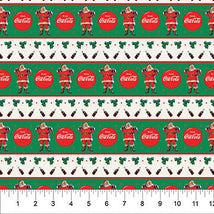 Coca-Cola Christmas-Large Stripe Green Multi CC1017-76