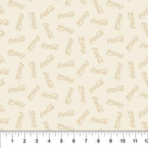 Coca-Cola Christmas-Logo Toss Taupe CC1021-13