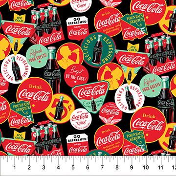 Coca-Cola Labels Black CC1001-99