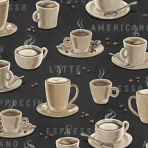 Coffee & Co-Coffee Cups Black W135-003-700