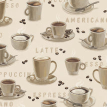 Coffee & Co-Coffee Cups Cream W135-003-054