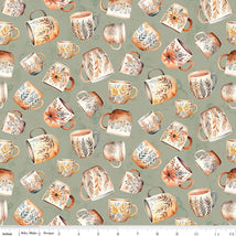 Coffee Time-Coffee Mugs Sage CD17131-SAGE