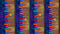 Colorful Cats On A Fence NICK-CD1486-MULTI