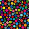 Colorful Polka Dot-Black DDC12116-BLAC-D