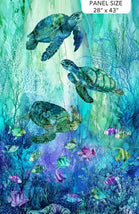 Coral Reef-29" Panel Turquoise Multi DP28875-66