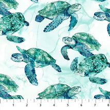 Coral Reef-Turtles White Multi DP28878-10