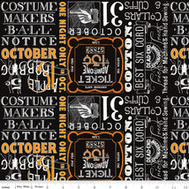 Costume Maker's Act II-TicketText Black C16012-BLACK