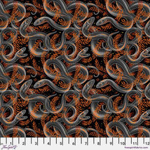 Costumes & Cobwebs-Sneaky Snakes Black PWRH123.BLACK