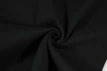 Cotton / Lycra Rib Knit-Black 40-SR14