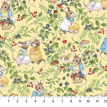 Country Mouse-Scenic Mice Yellow Multi DP29006-52