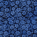 Countryside Charm-Flowers & Leaves Blue Ocean 122520580