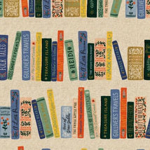 Curio-Book Club Linen Unbleached Metallic Canvas RP1103-LI3UCM