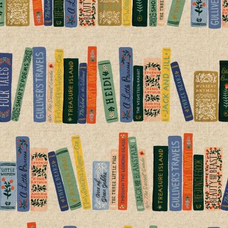 Curio-Book Club Linen Unbleached Metallic Canvas RP1103-LI3UCM