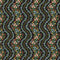 Dahlia-Wildwood Vines Black Metallic RP1603-BK1M
