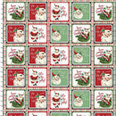 Dancing Santas-9" Panel Vintage Santa Patch Multi 3DANCINGSANTS-24556-MLT