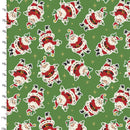 Dancing Santas-Holly Jolly Cheer Green 3DANCINGSANTS-24553-GRN
