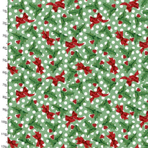 Dancing Santas-Red Ribbon Wonderland Green 3DANCINGSANTS-24555-GRN