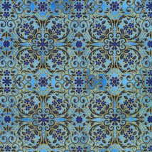 Decadent Garden-Blue SRKM-22544-4