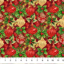 Deck The Halls-Baubles Red Multi 28997-24